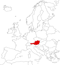 Австрия на карте