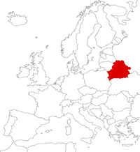 Беларусь на карте