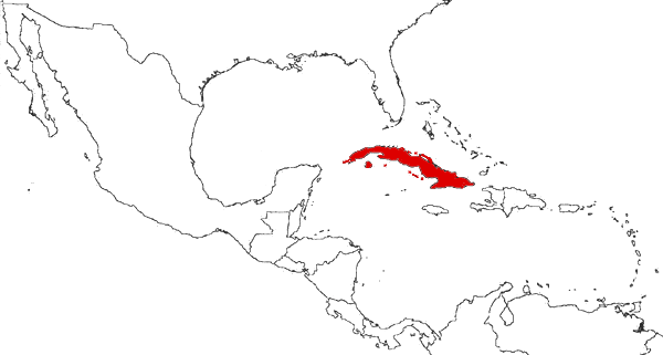 Куба на карте