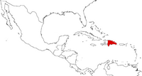 Доминиканская Республика на карте