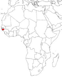 Гвинея-Бисау на карте