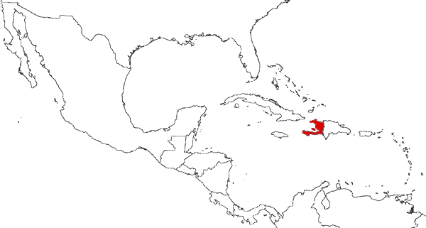 Гаити на карте