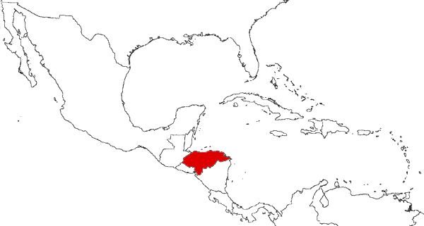 Гондурас на карте