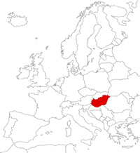 Венгрия на карте