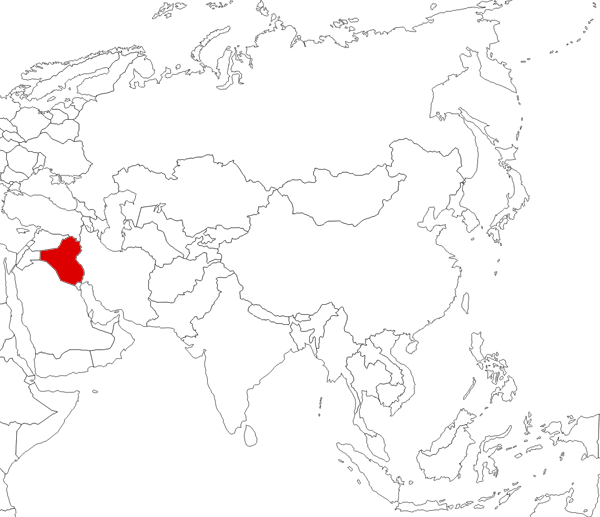 Ирак на карте