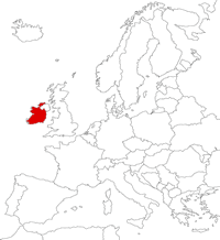 Ирландия на карте
