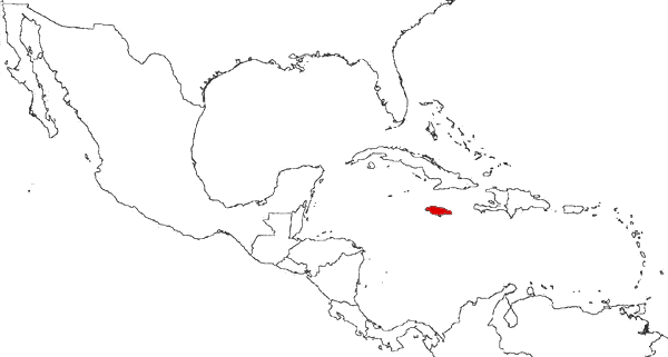 Ямайка на карте