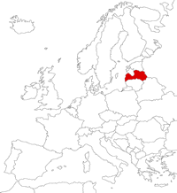 Латвия на карте