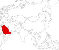 Саудовская Аравия на карте