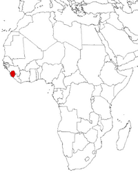 Сьерра-Леоне на карте
