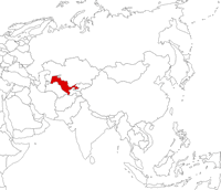 Узбекистан на карте