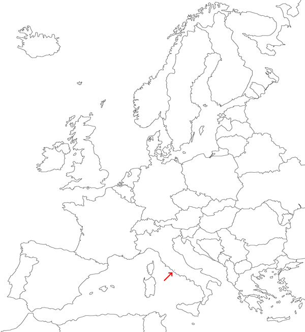 Ватикан на карте